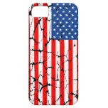 Bandera de los E.E.U.U., apenada iPhone 5 Protector