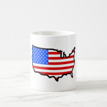 Bandera de los E.E.U.U. Tazas De Café