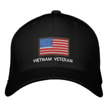 Bandera de los E.E.U.U. - veterano de América - de Gorras Bordadas