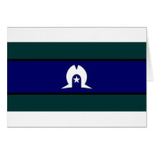 Bandera de los isleños del estrecho de Australia T Felicitación
