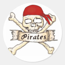 Bandera de los piratas, pegatinas