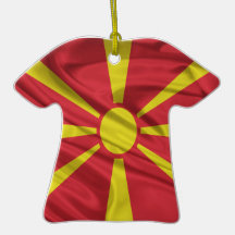 Bandera de Macedonia Adorno Para Reyes