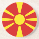 Bandera de Macedonia Posavasos Cerveza