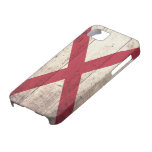 Bandera de madera vieja de Alabama iPhone 5 Case-Mate Protector