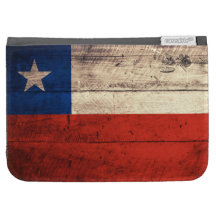 Bandera de madera vieja de Chile;