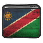 Bandera de madera vieja de Namibia Fundas Para iPads