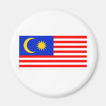 Bandera de Malasia Imán Para Frigorífico