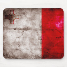Bandera de Malta Tapetes De Raton