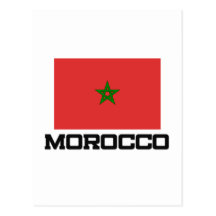 Bandera de Marruecos Tarjetas Postales