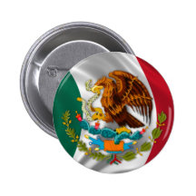 Bandera de México, escudo de armas Pin