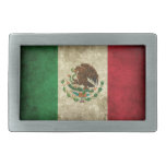 Bandera de México Hebillas De Cinturon Rectangulares