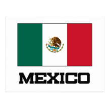 Bandera de México Tarjetas Postales