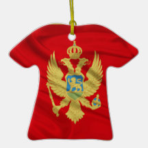 Bandera de Montenegro Adorno Para Reyes