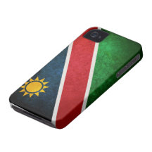 Bandera de Namibia Case-Mate iPhone 4 Carcasa