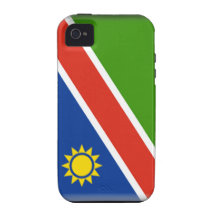 Bandera de Namibia Vibe iPhone 4 Carcasas