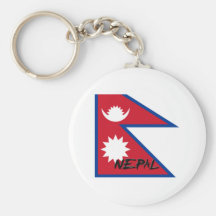 Bandera de Nepal Llavero Personalizado