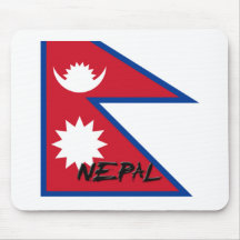 Bandera de Nepal Tapete De Raton
