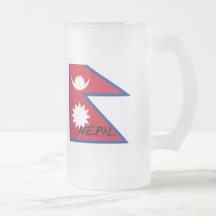 Bandera de Nepal Taza De Café