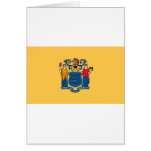 Bandera de New Jersey Felicitacion