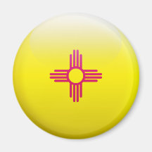 Bandera de New México Iman Para Frigorífico