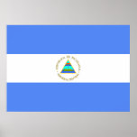 Bandera de Nicaragua Posters