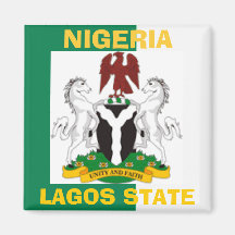 Bandera de Nigeria Imán De Frigorífico