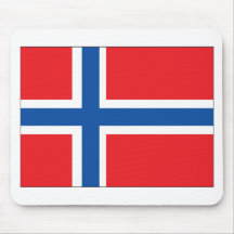 Bandera de Noruega Tapetes De Ratones