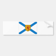 Bandera de Nueva Escocia Etiqueta De Parachoque