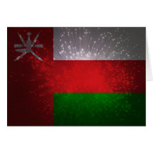 Bandera de Omán Tarjetas