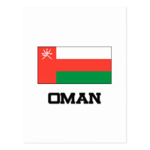 Bandera de Omán Tarjetas Postales