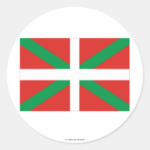Bandera de País Vasco (Euskadi) Pegatinas