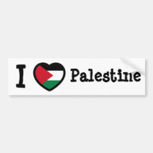 Bandera de Palestina Etiqueta De Parachoque