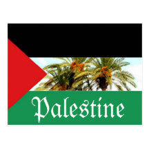 Bandera de Palestina Postales