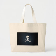 bandera de pirata bolsas de mano