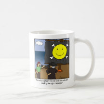 Bandera de pirata feliz taza de café