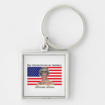 Bandera de princesa Diana los E.E.U.U. Llaveros Personalizados
