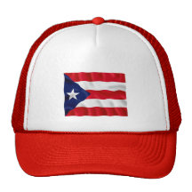 Bandera de Puerto Rico - gorra del camionero