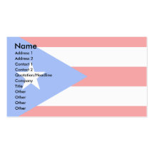 Bandera de Puerto Rico Tarjetas De Negocios