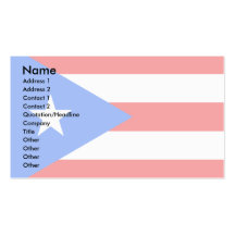 Bandera de Puerto Rico Tarjetas Personales