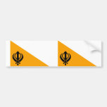 Bandera de Punjab, República Democrática del Congo Pegatina De Parachoque
