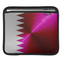 bandera de Qatar de la Metal-mirada Manga De iPad