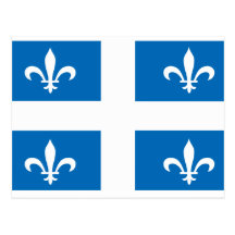 BANDERA DE QUEBEC POSTALES