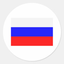 Bandera de Rusia Pegatina