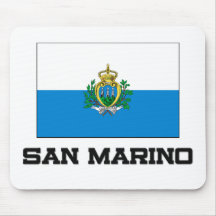 Bandera de San Marino Alfombrilla De Ratón
