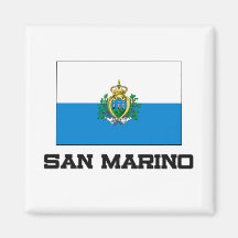 Bandera de San Marino Iman De Frigorífico