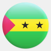 Bandera de Sao Tome and Principe Pegatinas