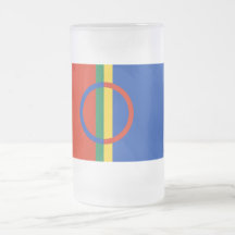 Bandera de Sapmi Tazas De Café