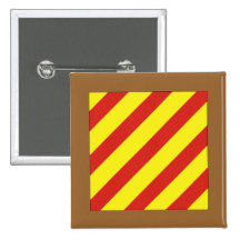 Bandera de señal del yanqui (y) pins