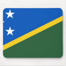Bandera de Solomon Island, Eslovenia Alfombrillas De Ratón
