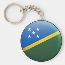 Bandera de Solomon Island Llavero Personalizado